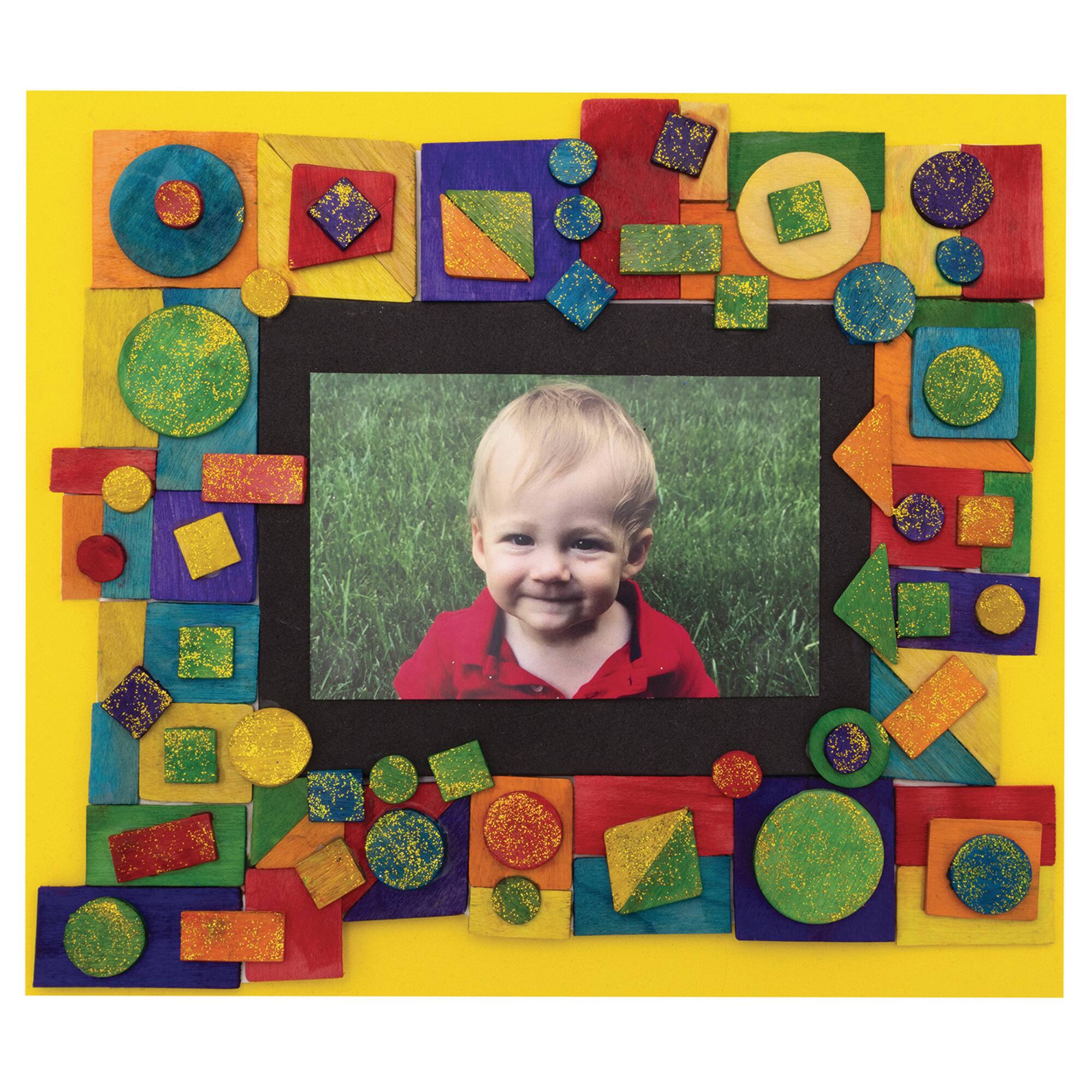 Creativity Street® Wood Geometric Shapes, 3 Packs of 200
